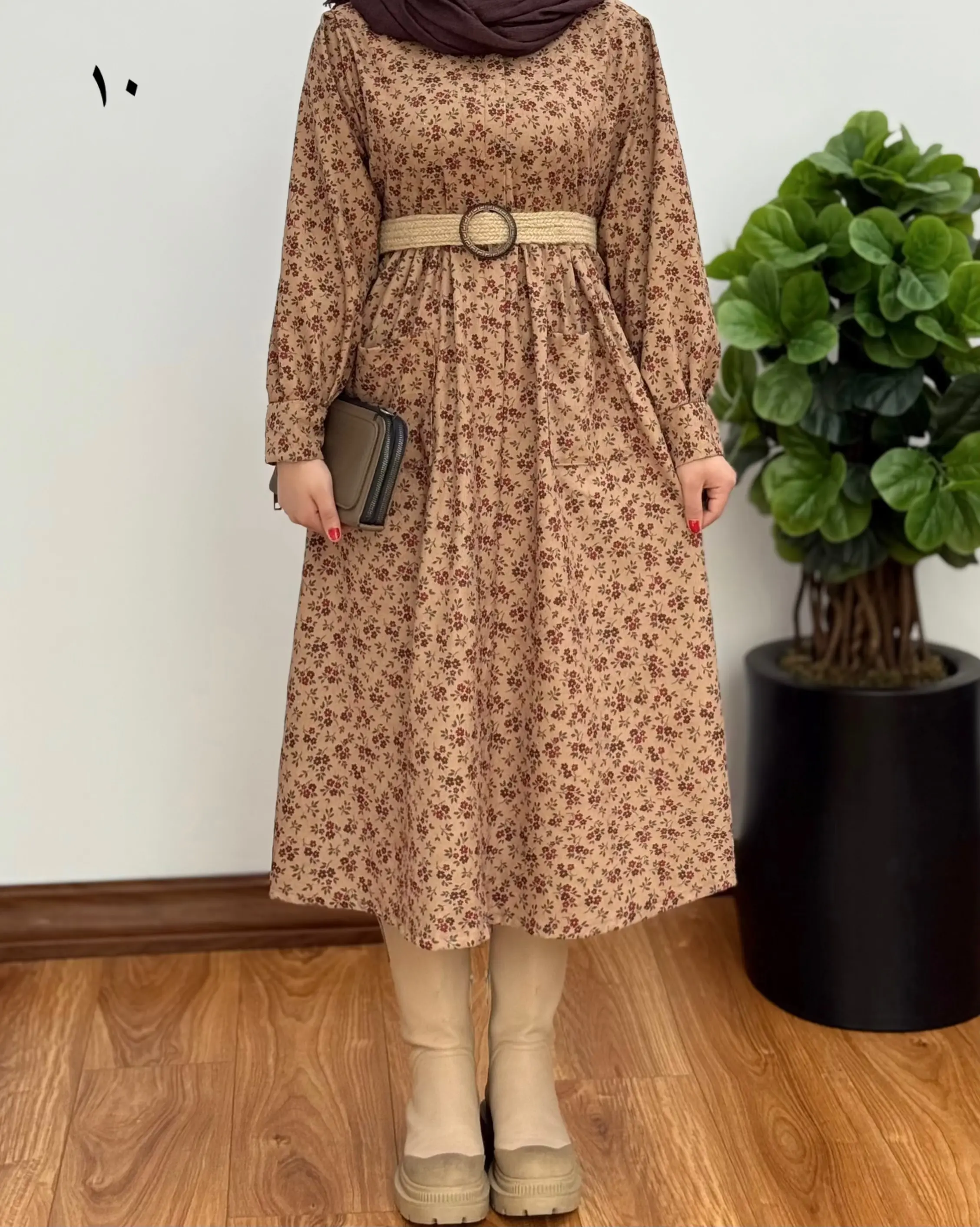 پیراهن مانتویی نورا ۱